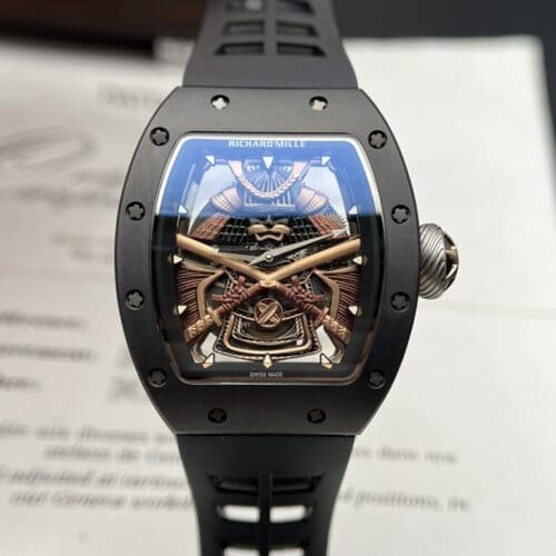 Richard Mille RM47 Samurai Ceramic with Rubber Strap 42.7mm